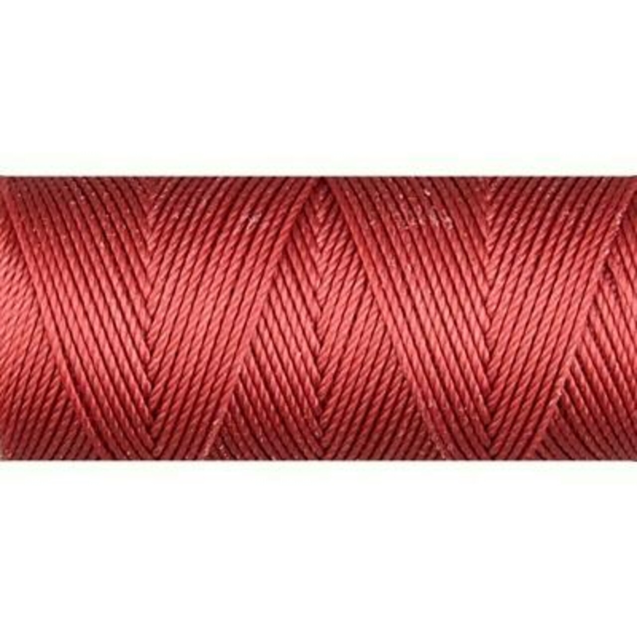 C-Lon Fine Weight Bead Cord (Tex 135), Venetian Red - 0.4mm, 50 Yard Spool